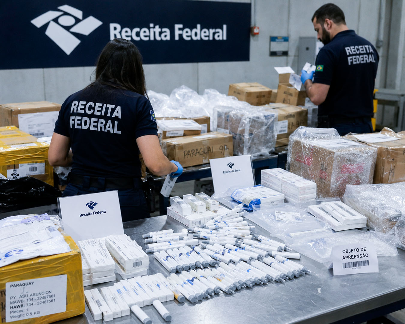 Canetas emagrecedoras apreendidas somam R$ 25 milhões