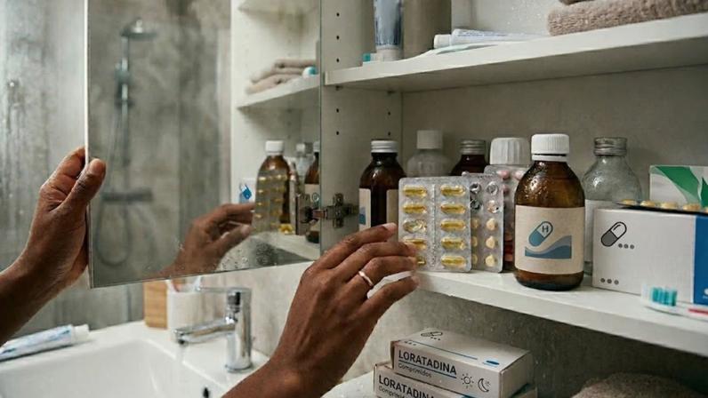 Farmacêutica usa a imprensa para orientar brasileiros sobre riscos de guardar medicamentos no banheiro