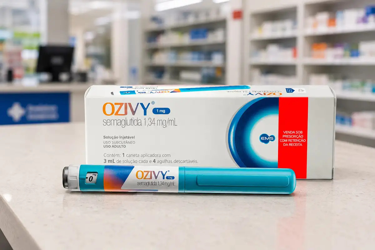 Anvisa inclui Ozivy, semaglutida da EMS, na lista de medicamentos de referência no País