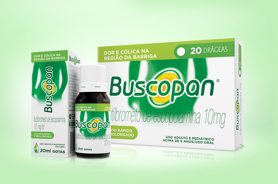 A venda da marca Buscopan está estimada em R$ 1 bilhão