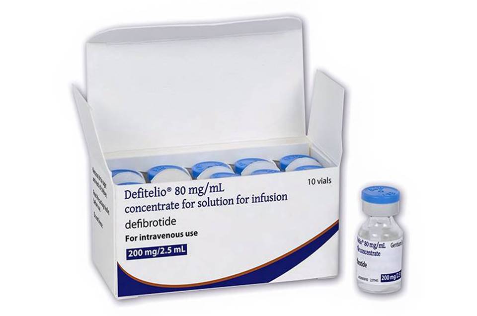 Alerta sobre falsificação do medicamento Defitelio