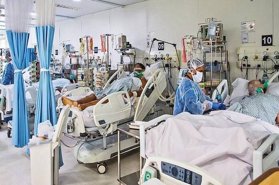 Alto risco: hospital está com partículas de coronavírus no ar