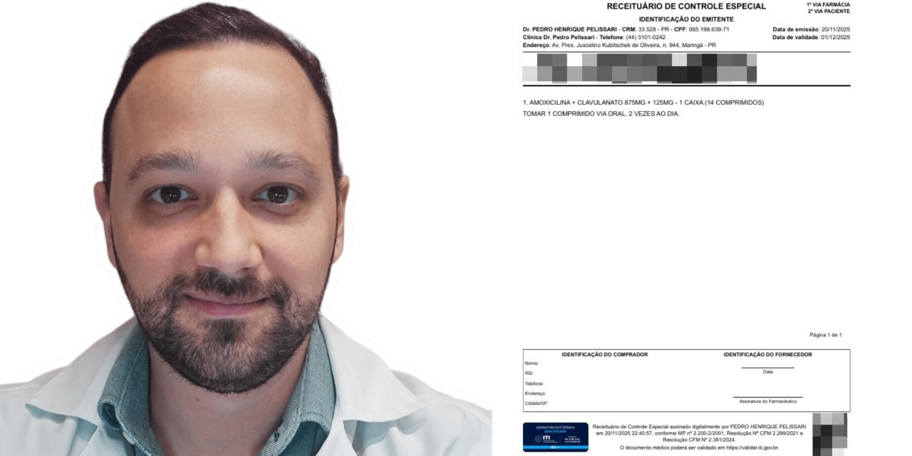 Denúncia contra a saúde pública médico vende receitas de medicamentos controlados por aplicativo