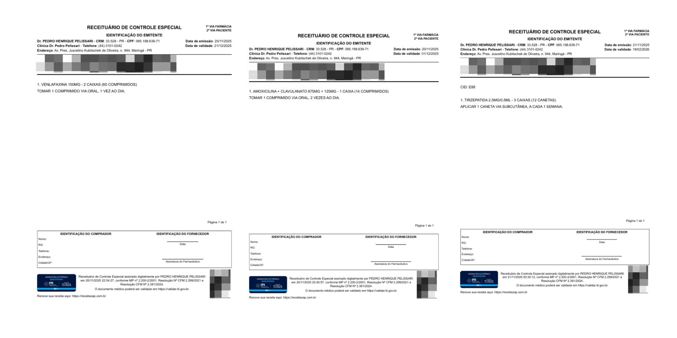 Denúncia contra a saúde pública médico vende receitas de medicamentos controlados por aplicativo