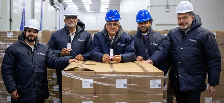 Ministro da Saúde recebe 2,1 milhões de unidades de insulina glargina produzidas com tecnologia nacional