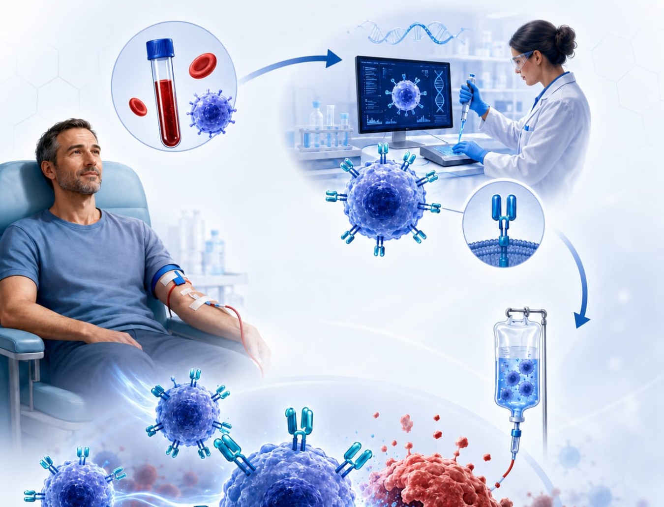 Terapia CAR-T Cell da USP tem resposta de 87,5% em pacientes com linfoma