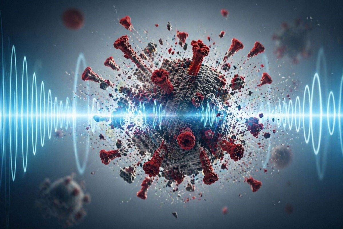 Estudo avalia ultrassom para inativar vírus respiratórios como alternativa terapêutica não farmacológica