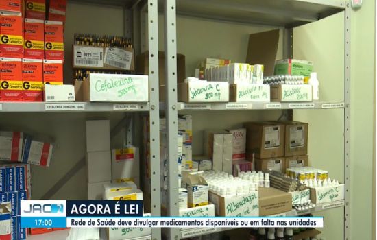 Lei municipal determina divulgação de medicamentos em falta