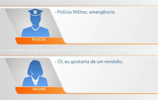 Mulher denuncia violência doméstica ao pedir dipirona pelo telefone