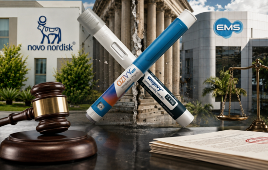Novo Nordisk sofre nova derrota na Justiça em disputa contra Ozivy da EMS