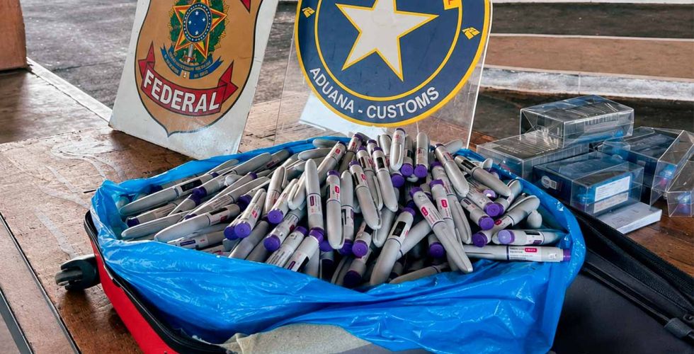 A rota da caneta pirata e o perigo dos insumos químicos das canetas emagrecedoras clandestinas