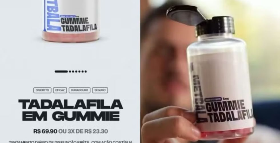 Sem registro, venda e divulgação de gummy de tadalafila “Metbala” é proibido pela Anvisa