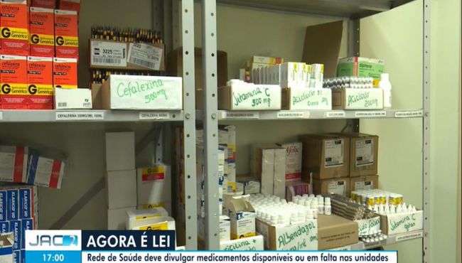 Lei municipal determina divulgação de medicamentos em falta