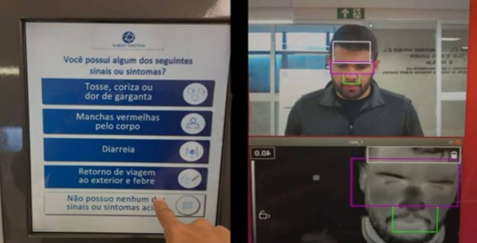 Covid-19: hospitais terão totem para medir temperatura de pacientes à distância