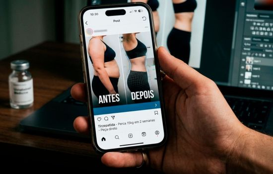 Posts com imagens do antes e depois produzidos com IA alimentam propaganda ilegal de tirzepatida nas redes sociais