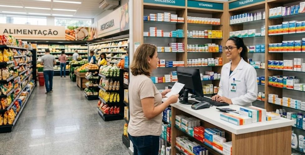 Supermercados aceleram entrada no mercado farmacêutico após sanção de nova lei