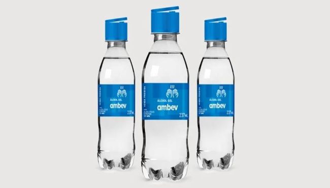 Cervejaria vai produzir 500 mil unidades de álcool em gel para o SUS