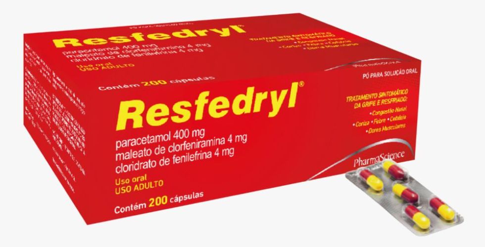 Resfedryl: as apresentações com registros ativos e cancelados na Anvisa