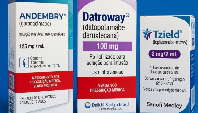 Anvisa aprova novos medicamentos biológicos para câncer, diabetes tipo 1 e angioedema hereditário
