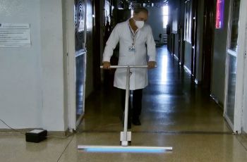 Coronavírus: USP desenvolve rodo com raio ultravioleta para desinfectar hospitais