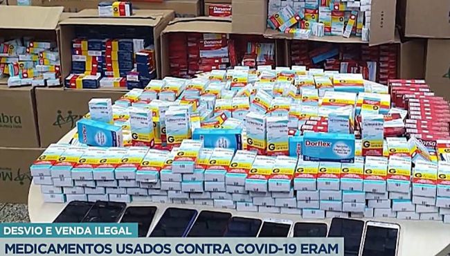 Quadrilha é presa por venda ilegal de medicamentos contra Covid-19