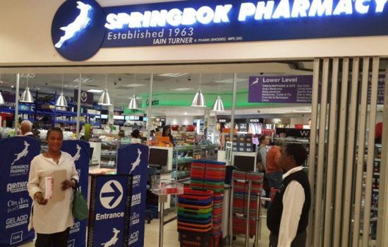 Na África do Sul Lideram as Drugstores