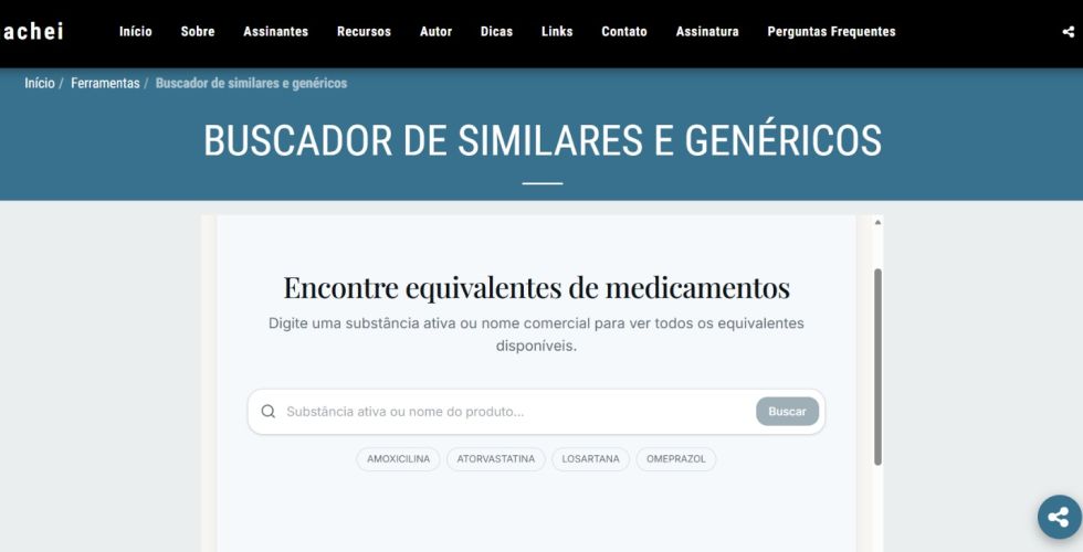 Professor do ICTQ desenvolve plataforma que reúne ferramentas para agilizar rotina do farmacêutico