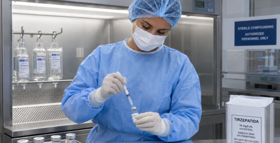Papel do farmacêutico: o rigor e a responsabilidade por trás da tirzepatida manipulada