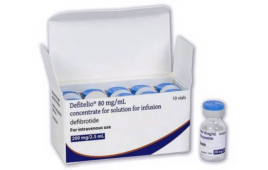 Alerta sobre falsificação do medicamento Defitelio
