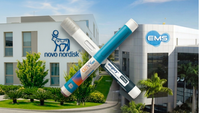 Novo Nordisk processa EMS e INPI em disputa pela marca Ozivy