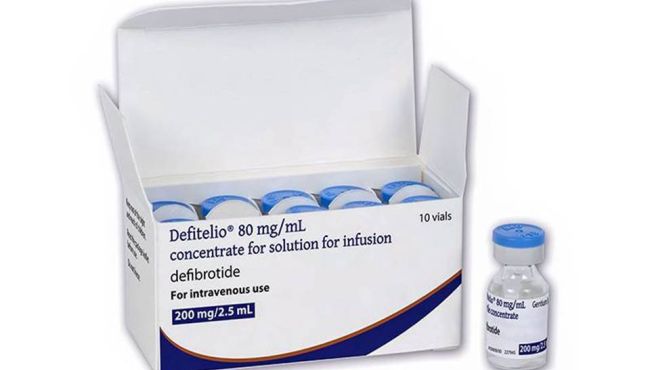 Alerta sobre falsificação do medicamento Defitelio