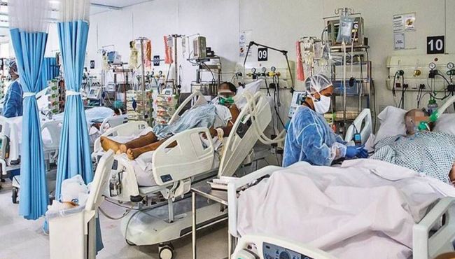 Alto risco: hospital está com partículas de coronavírus no ar