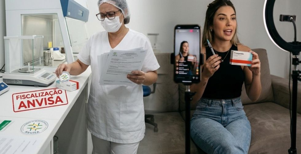 O alvo errado enquanto a Anvisa cerca o setor magistral legalizado, influenciadores impulsionam o contrabando de tirzepatida