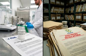 FDA aprova manipulação de peptídeos enquanto o Brasil mantém o mercado na sombra