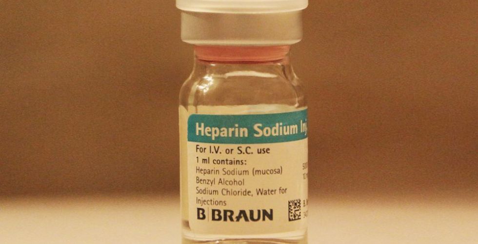 Pode faltar anticoagulante heparina no Brasil, advertem especialistas