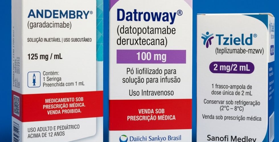 Anvisa aprova novos medicamentos biológicos para câncer, diabetes tipo 1 e angioedema hereditário