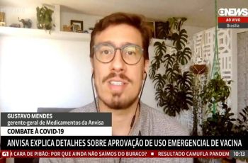 Farmacêutico é destaque na Globo News ao representar a Anvisa