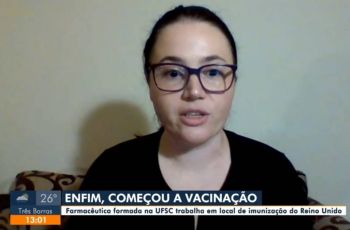 Covid-19: farmacêutica brasileira trabalha na vacinação no Reino Unido