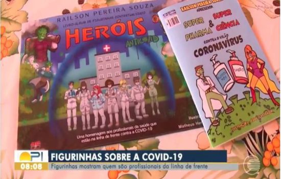 Farmacêutico cria álbum de figurinhas para homenagear profissionais de saúde