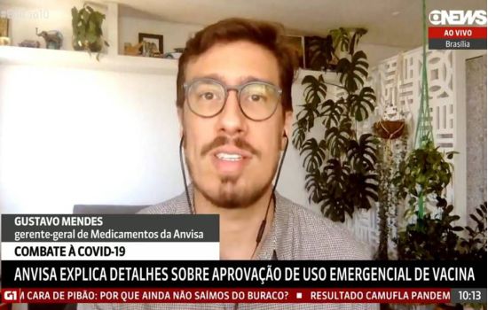 Farmacêutico é destaque na Globo News ao representar a Anvisa