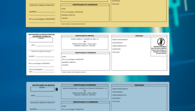 Atualização da Anvisa nos modelos de receitas para controlados começa a valer a partir de hoje