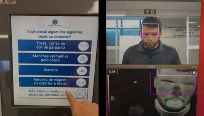 Covid-19: hospitais terão totem para medir temperatura de pacientes à distância