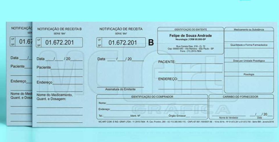 Anvisa alerta sobre receituários "B" nas farmácias