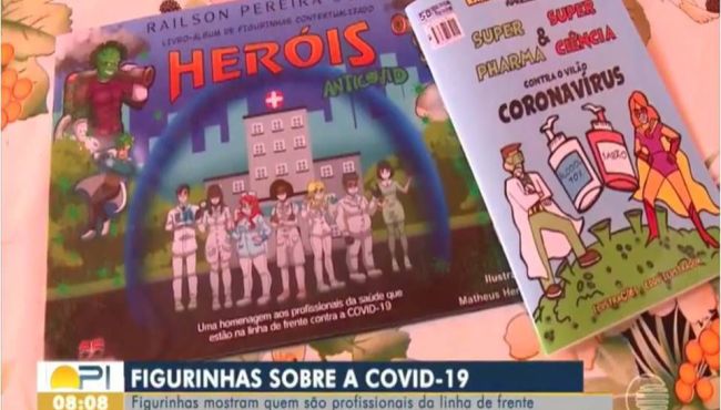 Farmacêutico cria álbum de figurinhas para homenagear profissionais de saúde