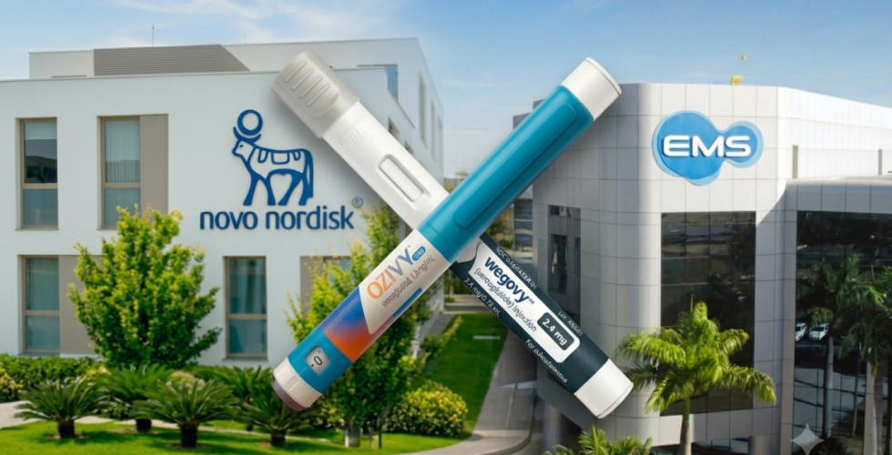 Novo Nordisk processa EMS e INPI em disputa pela marca Ozivy