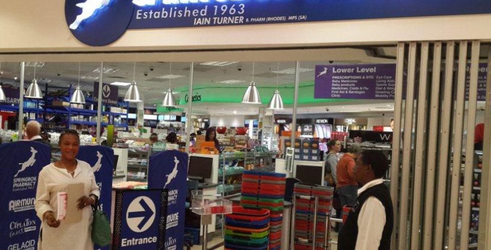 Na África do Sul Lideram as Drugstores